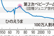 【出生数】16年に100万、今年は過去最少84万人台更新「このままだと日本、日本人が･･･」