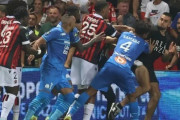 仏1部、ニースサポの投げたペットボトルがマルセイユMFパイェに直撃！乱闘騒ぎとなりマルセイユは試合再開をボイコット（関連まとめ）