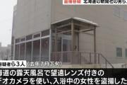 新聞社勤務の男ら３人 露天風呂入浴中の女性を望遠レンズ付ビデオカメラで盗撮 逮捕