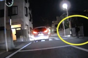 【仙台】CT125ハンターカブ乗りさん、横転歩道で後ろから突っ込まれてしまう。