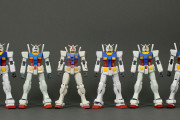 ここに並んでいるのは全て違う種類のガンプラらしい
