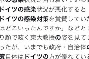 【悲報】左翼さん「ドイツの感染状況がいかに酷くても、ドイツのコロナ対策が優れてる」