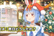 【?報】野うさぎ「昨日(クリスマスイブ)どうしたの？」兎田ぺこら「言いたくない」