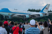 米大統領専用機VC-25「エアフォース・ワン」、観客見守る横田基地フレンドシップフェスティバルに飛来！