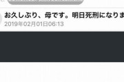 母です。明日、死刑になります。200万円振り込んでくれれば無罪です。