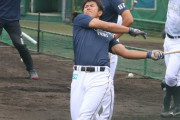 日ハム今川、場外弾でガッツポーズも新庄監督見ておらず　矢野コーチ「今川が場外に打ちました！場外です！」
