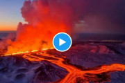 【非常事態宣言】アイスランドでまた火山噴火…まるで地獄のような風景