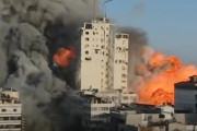 イスラエル軍がAP通信やアルジャジーラ入居の高層ビルを空爆！