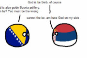 【セルビア】神はセルビア人【ポーランドボール】