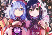 今年のクリスマスイラストは「しいな＆アリス」！メリークリスマス！