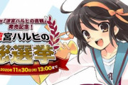 「涼宮ハルヒの総選挙」結果発表！これは納得の順位