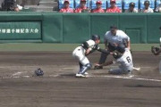【甲子園】「アウトやん！」ホームスクイズの“際どい判定”がセーフに。流れを取り戻せず、神村学園は準決勝で敗退