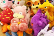 【画像】ポケモン初代のぬいぐるみ1体1200円、18万円でこれだけ揃えられるｗｗ