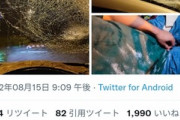 【悲報】Twitter民、対向車からとんでもない物を投げられフロントガラスを割られてしまう。怖すぎでしょ…