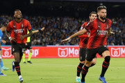 ミラン、ジルー強烈ヘッド2発も…後半ナポリに追いつかれ2-2ドロー