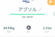 【ポケモンGO】告知も無くメガアブソルが2日前倒しで消滅したの何か説明あったのか…？2年ぶりの復刻が…