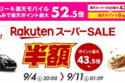 楽天スーパーセールで何買った？