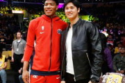 【超画像】大谷が八村塁と並んだ結果
