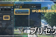 【PSO2NGS】プリセット能力やめろ