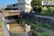 松山市　24歳派遣社員、水深20cmの川に自転車で転落して死亡　死因は窒息死  [7/20]