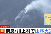 【奈良・川上村】奈良県で山林火災「刈った雑草を燃やしていたら付近に燃え移ってしまった」