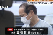 【東京】因縁つけて小学生女児に性的暴行、68歳男を逮捕