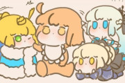 【FGO】ベビーぐだ子とミニ我が王達！！　見守ってあげてください！