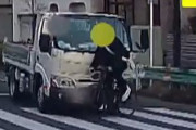 イヤホン自転車、横断歩道でトラックと衝突し数メートルふっ飛ばされる→この場合の過失は…