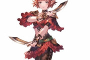 【グラブル】FFXIコラボキャラ「リリゼット」が紹介！赤い衣装をまとったダンサーの女性