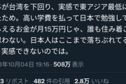 中国人留学生「日本で就職しても給料安いし円安で母国より稼げないから帰国するわ！」