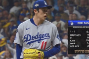 ドジャース・佐々木朗希、２点リードの９回から登板！！！！！！！！！！