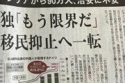 【移民抑止へ一転】独「もう限界だ」シリアから90万人、治安に不安