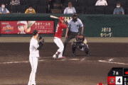 阪神・馬場が大ピンチをしのぐ　投ゴロ併殺でガッツポーズ