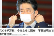 【悲報】安倍総理｢アベノマスク8000万枚追加発注した！｣