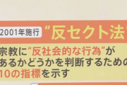 フランスの反セクト法、オウム真理教事件を参考にして作られていた