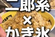 「二郎系かき氷」、爆誕wwwwwwwまだ食ってないやつ急げ！
