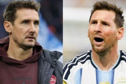 元ドイツ代表クローゼ、メッシにW杯最多得点記録を破られるも「全く問題ない。僕はメッシのファン。いずれ記録は破られる」