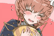 【FGO】頭なでなでされてるゴッホちゃんイラスト！！　照れてるゴッホちゃん可愛いなw