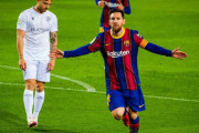 バルセロナ、岡崎慎司不出場のウエスカに4発快勝…チャビの最多出場記録に並んだメッシは13季連続で20点をマーク