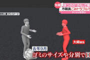 【悲報】ごみ処理施設職員、客と口論の末追いかけて車を杵で破壊