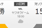ホークス対マリーンズ 和田-西野 18:00～（ヤフオクドーム）