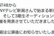NGT48 3期生オーディション開催！！
