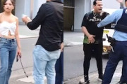 【動画】名古屋栄で不良外人が警察官を突き飛ばす。逮捕しろやｗｗｗ