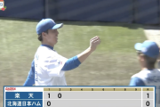 【速報】日ハム田中正義、2回は茂木・田中・黒川を三者凡退に抑える