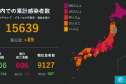 コロナ　全国＋89