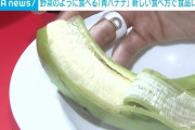 【?】 生では食べられないグリーンバナナ発売へ 「新たな魅力を知ってもらいたい」