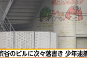 【画像】渋谷で落書き犯が逮捕されるｗｗｗｗｗｗｗｗ
