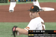 巨人・８回２点リードで田中豊樹ｗｗｗｗｗｗｗｗｗｗｗｗ