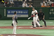 【GIF】巨人岡本の確信ホームラン、カッコよすぎるwwwwww
