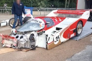 【動画】1.3億円以上の価値があるクラシックレーシングカーが大破。ポルシェ・962C